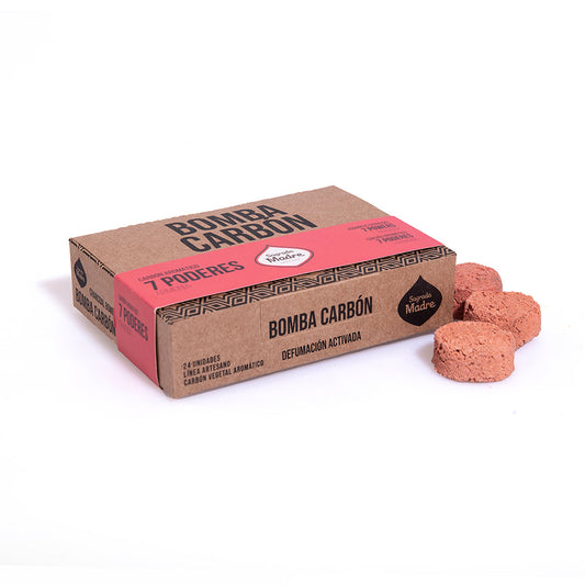 Bomba Carbón Sahumerio 24 unidades - Sagrada Madre