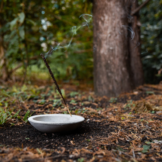 Sahumador - Cemento Cuenco mediano