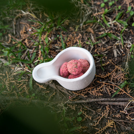 Sahumador - Cerámica blanca artesanal pequeño