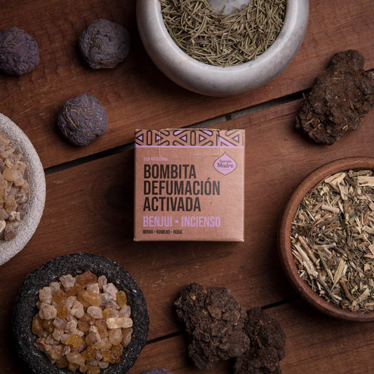 Bombitas de defumación activada (caja de 8 unidades) - Benjuí – almizcle