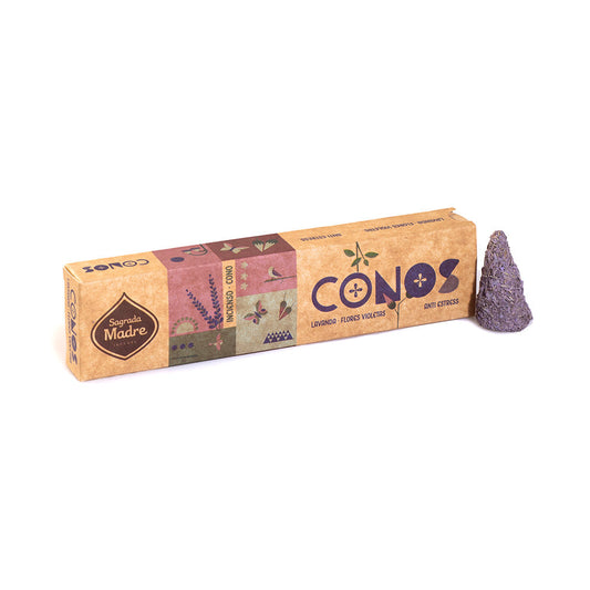 Conos - Lavanda Flores Violetas