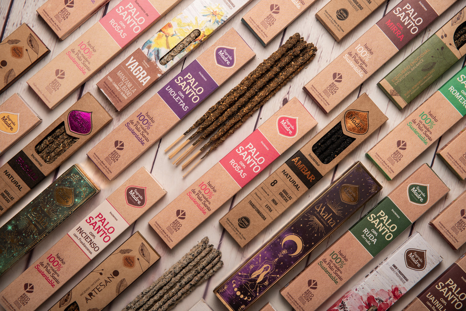 Inciensos Sagrada Madre y Aromanza