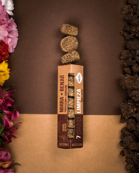 Pastillas 7 Días de Limpieza - Mirra Benjui (Protección)