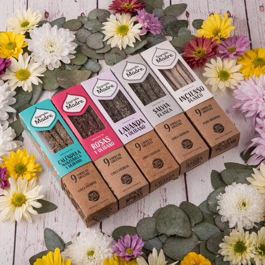 Incienso Hierbas y Flores