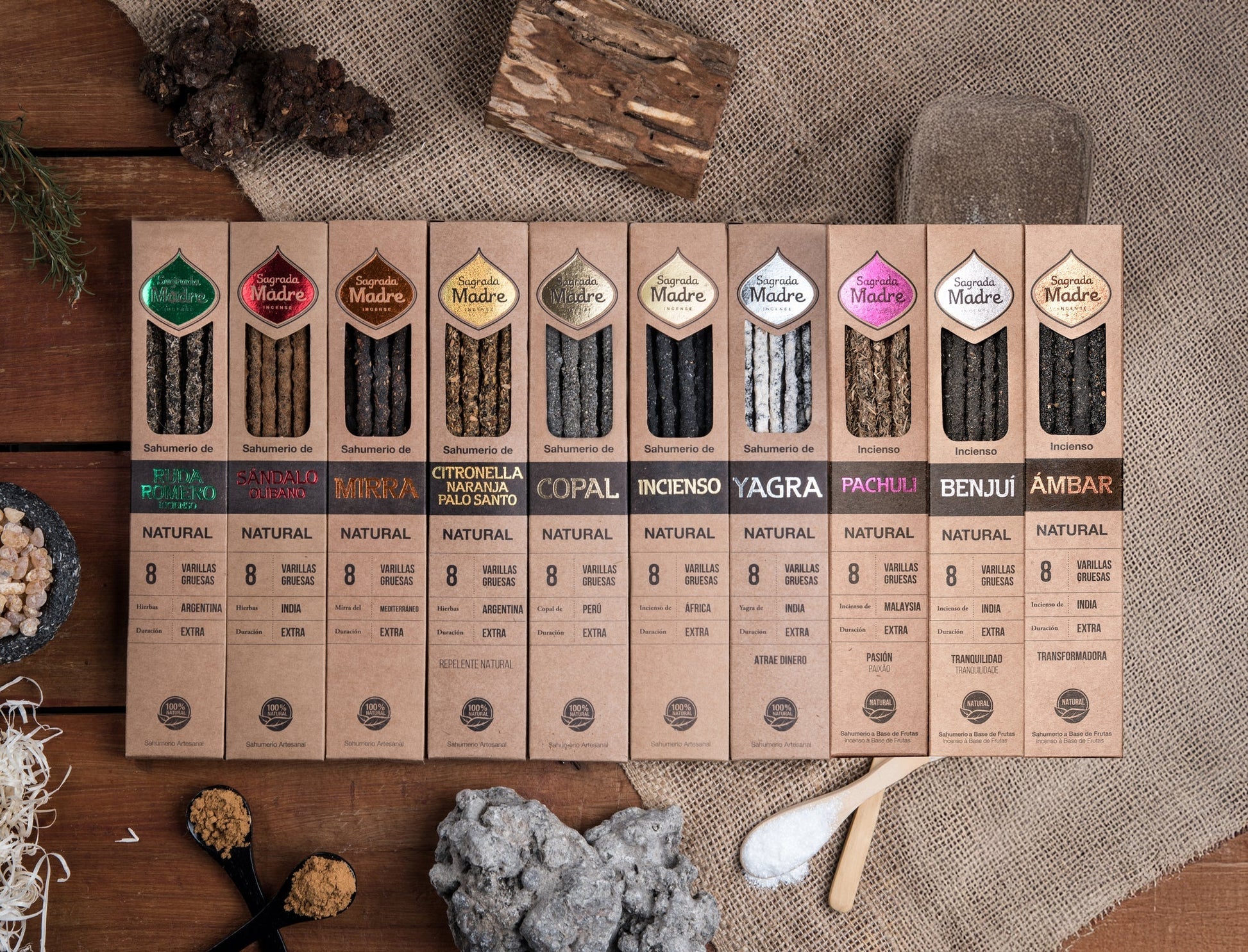 Incienso Natural - Sagrada Madre